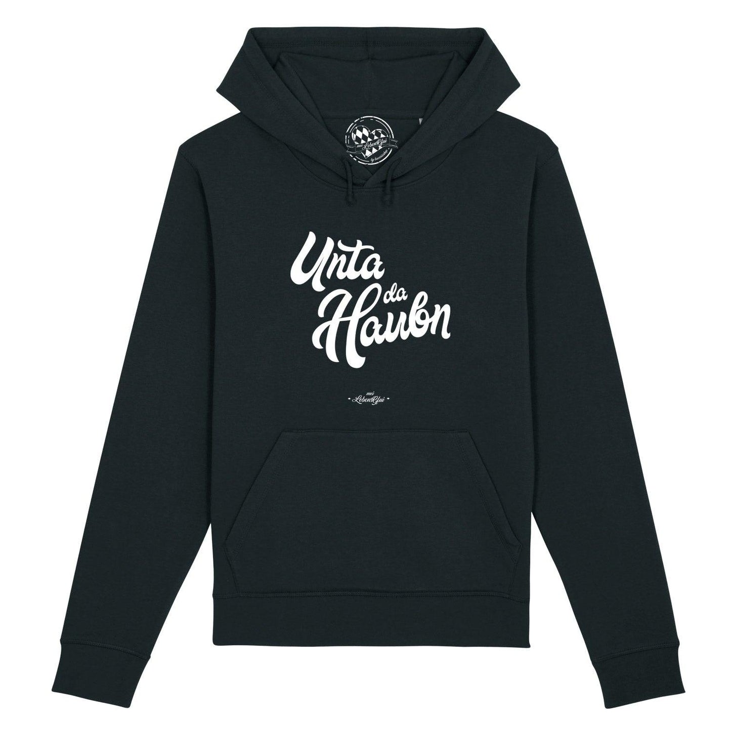 Herren Hoodie "Unta da Haubn"