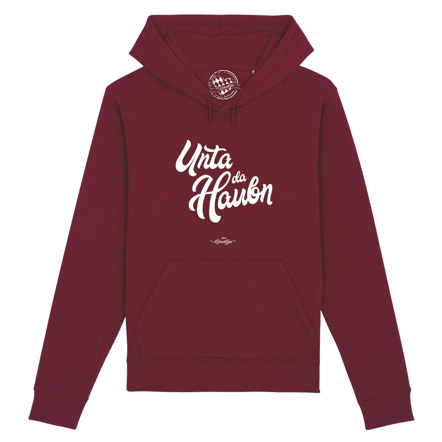 Herren Hoodie "Unta da Haubn"