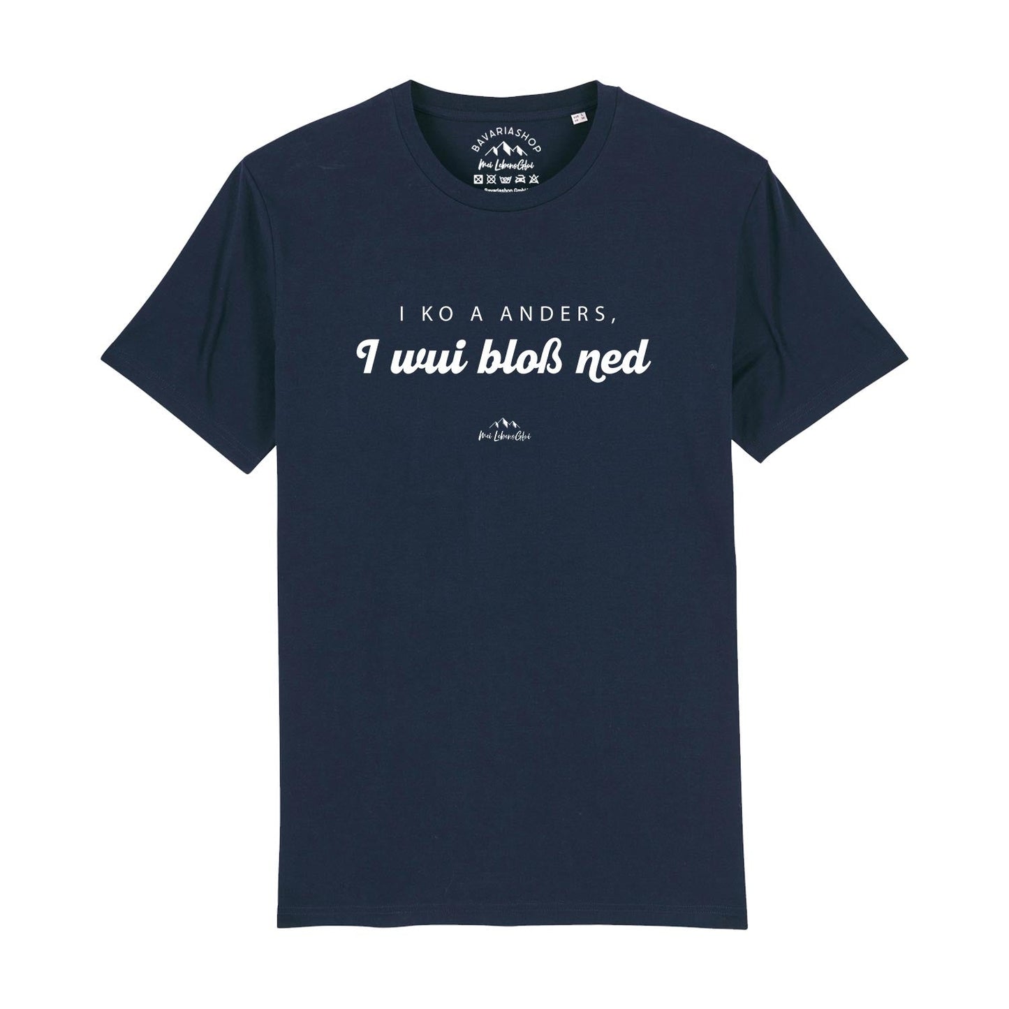 Herren T-Shirt "I ko a anders..."