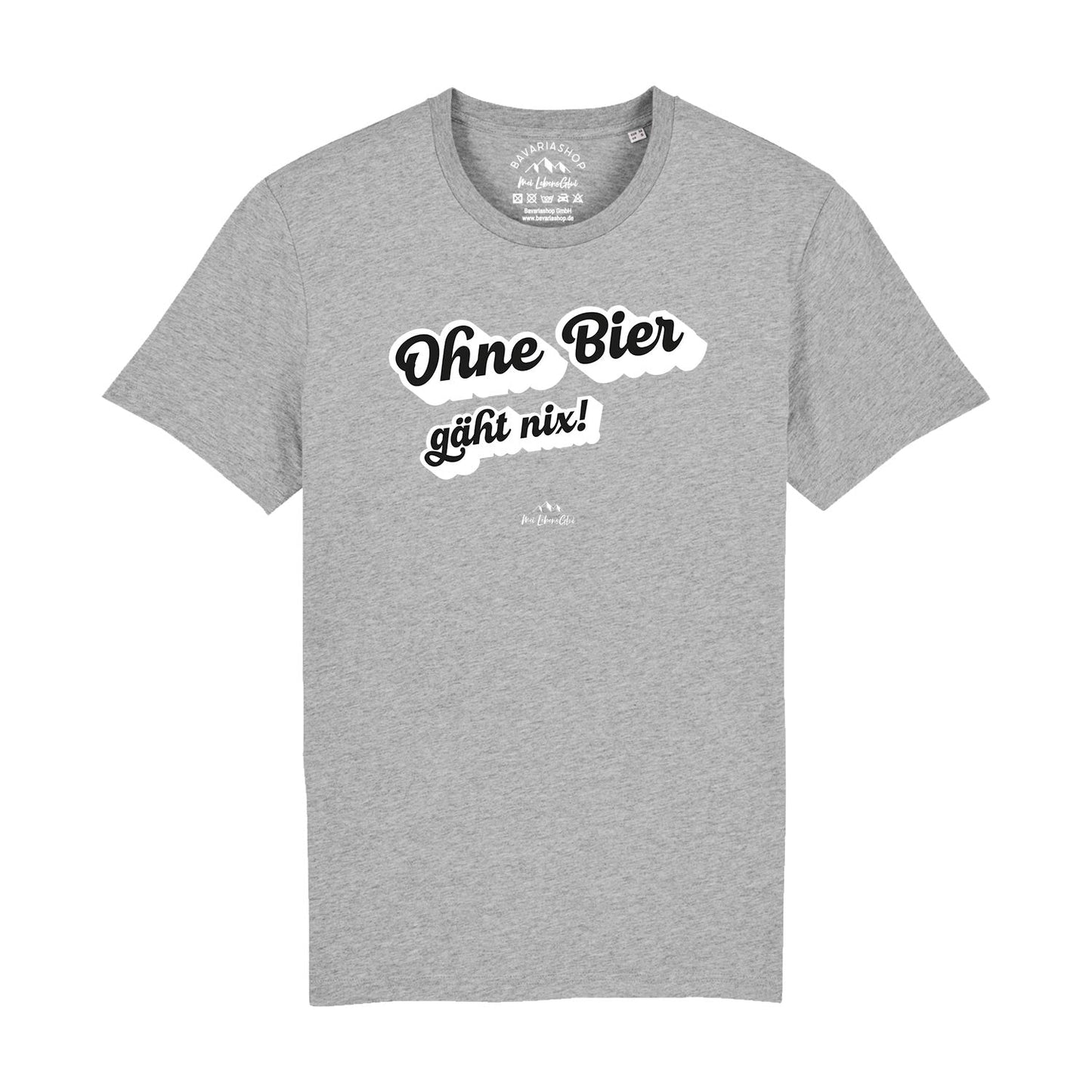 Herren T-Shirt "Ohne Bier gÃ¤ht nix!"