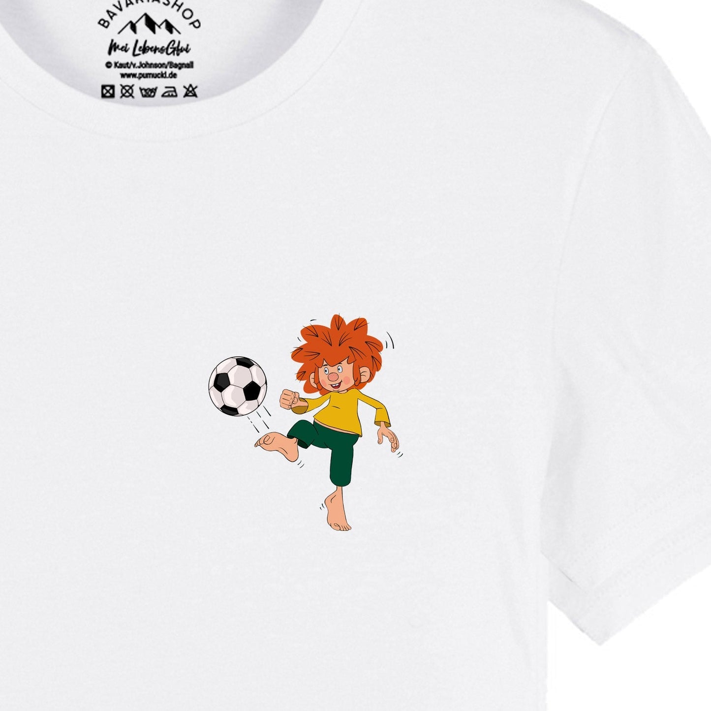 Ã‚Â®Pumuckl Herren T-Shirt "FuÃƒÅ¸ball Kobold"