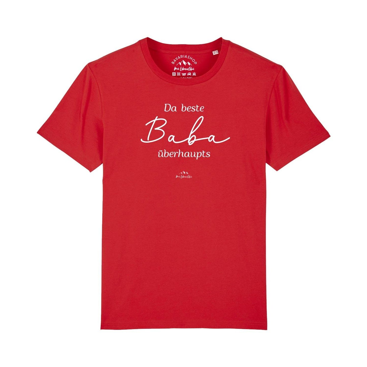 Herren T-Shirt "Da beste Baba Ã¼bahaupts"