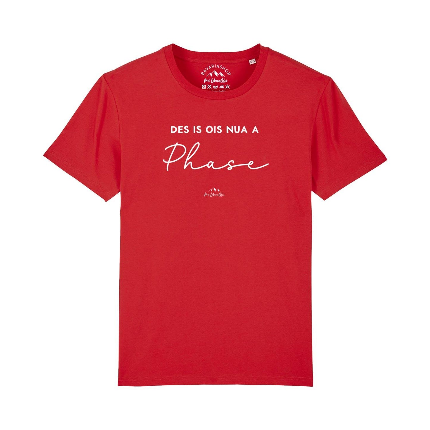 Herren T-Shirt "Des is ois nua a Phase"