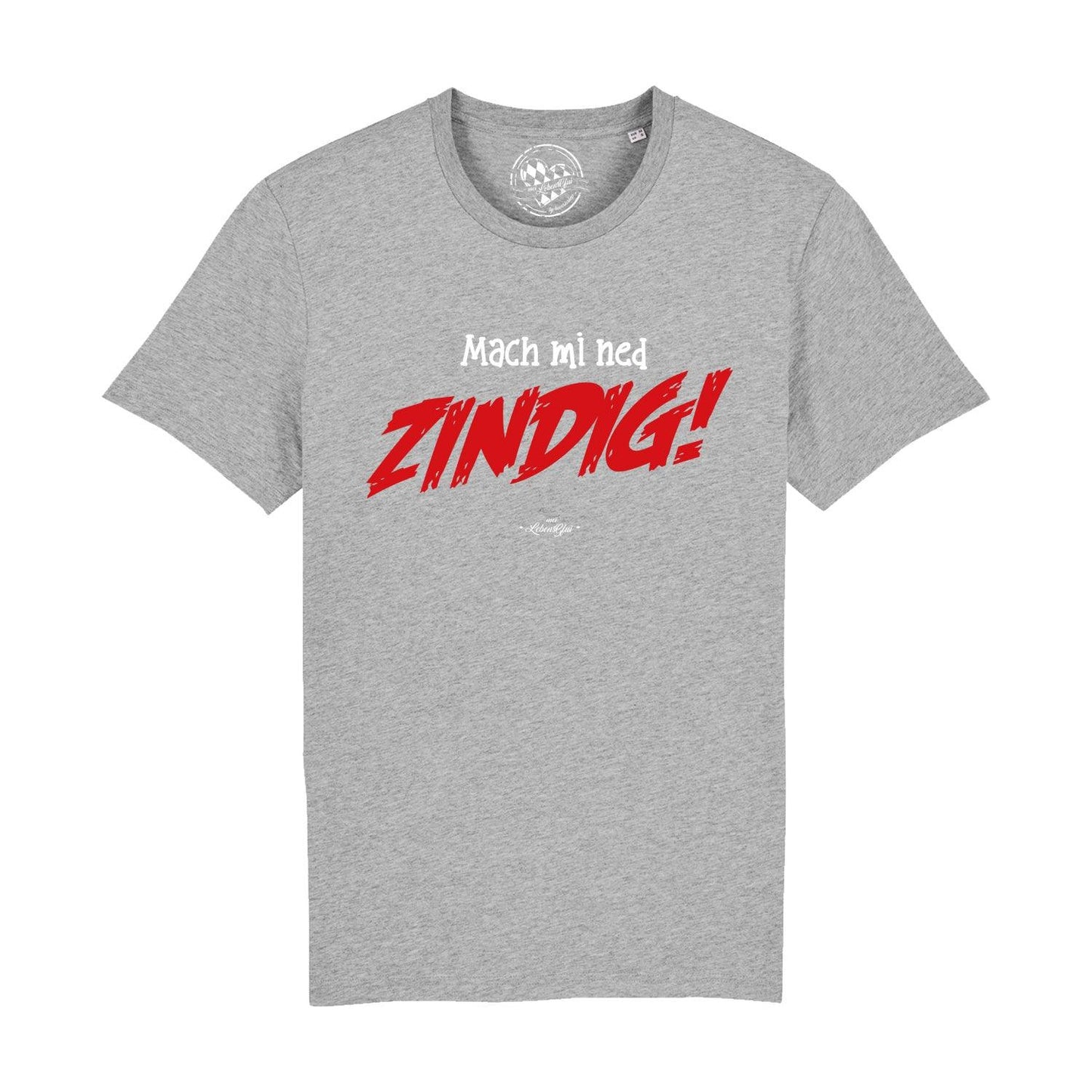 Herren T-Shirt "Mach mi ned zindig!"