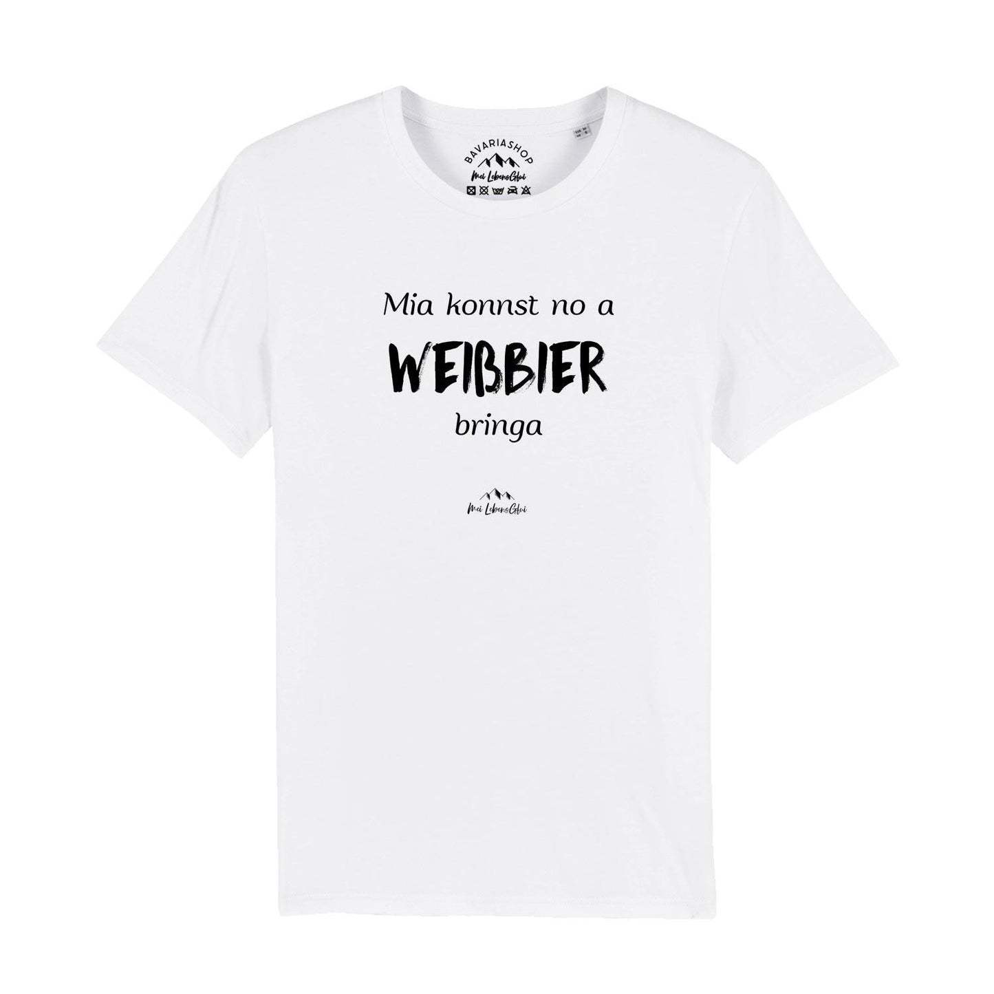 Herren T-Shirt "Mia konnst no a WeiÃƒÅ¸bier bringa"