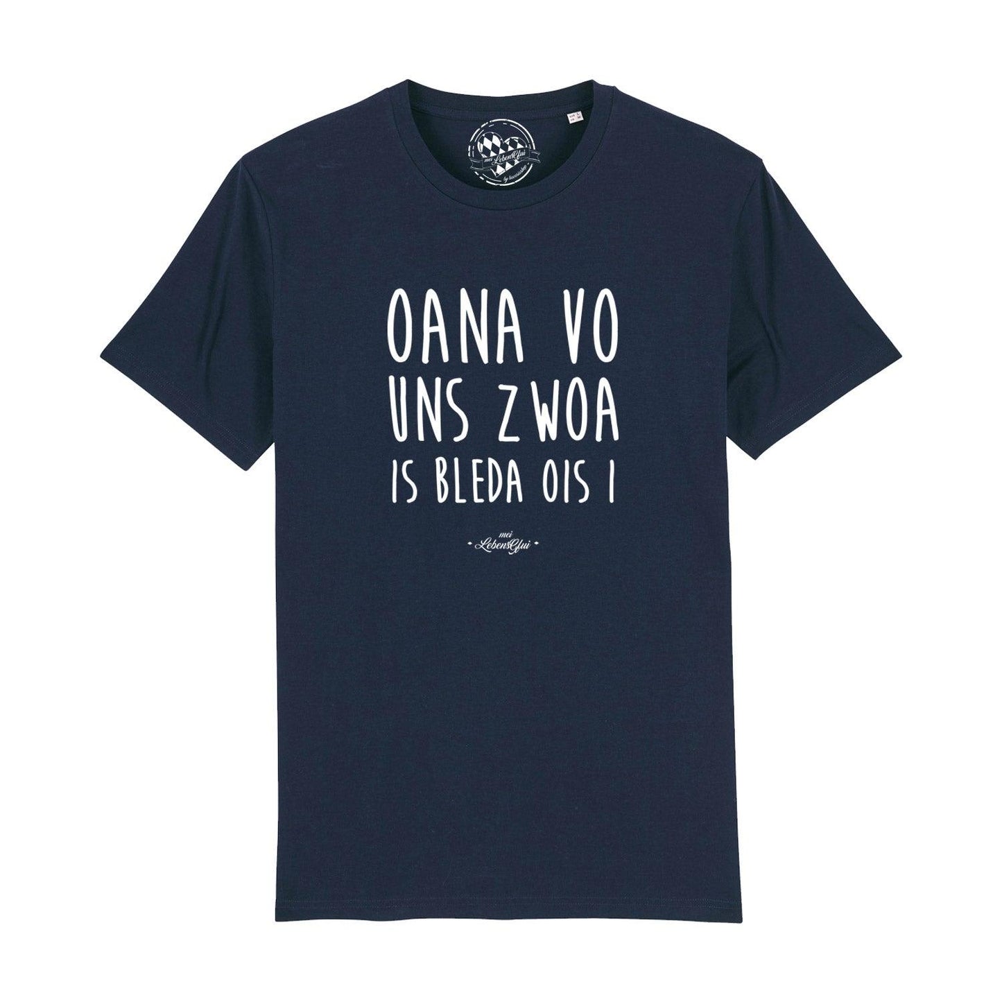 Herren T-Shirt "Oana vo uns zwoa..."