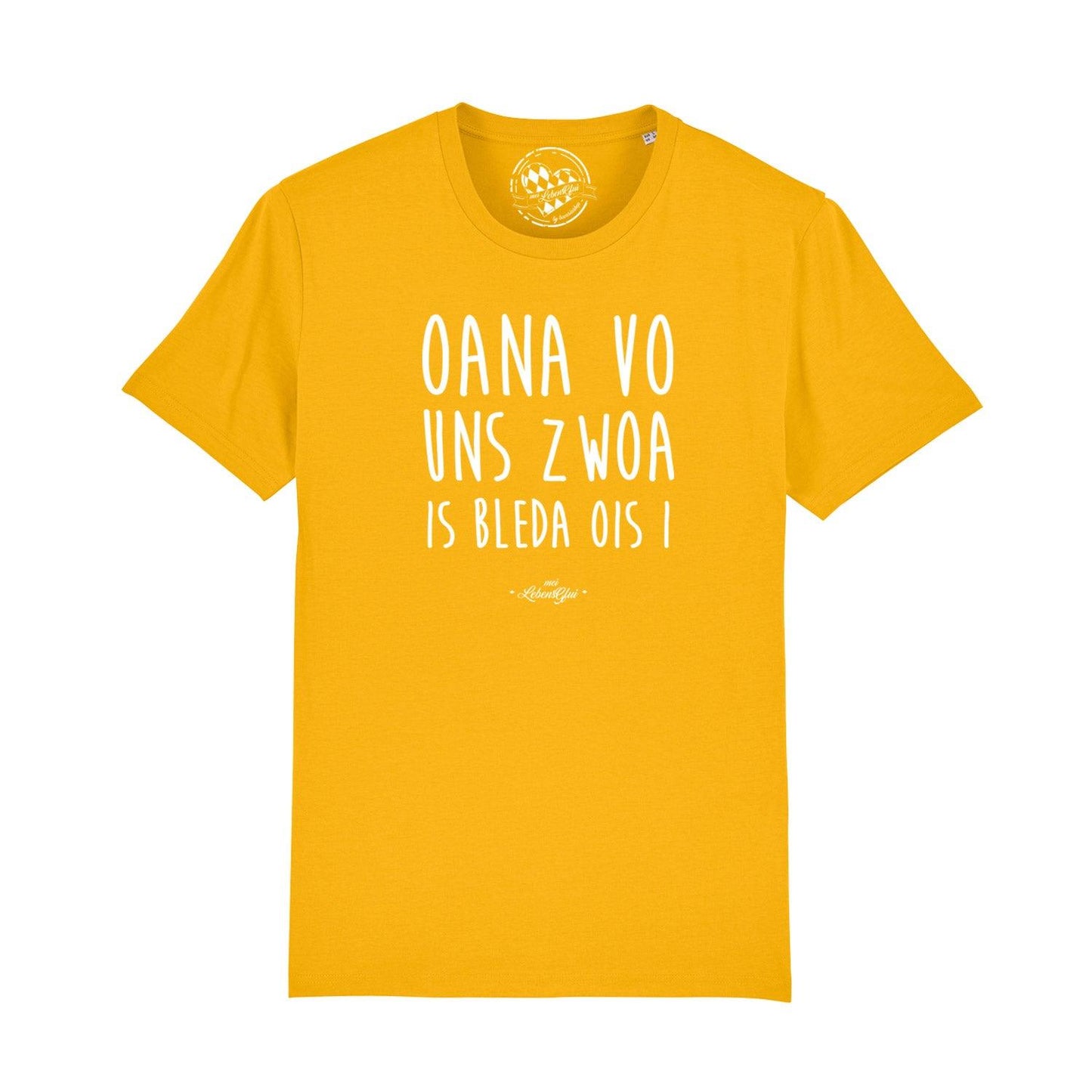 Herren T-Shirt "Oana vo uns zwoa..."