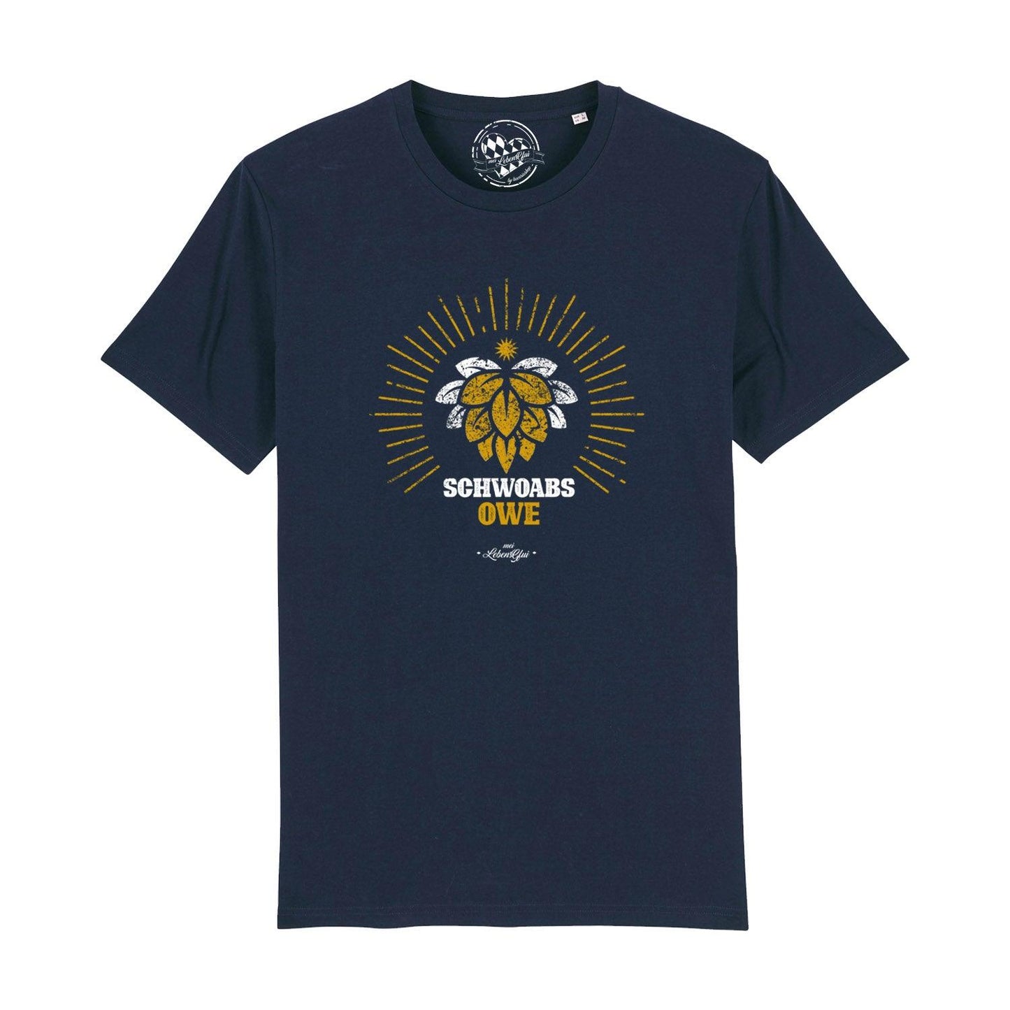 Herren T-Shirt "Schwoabs owe"