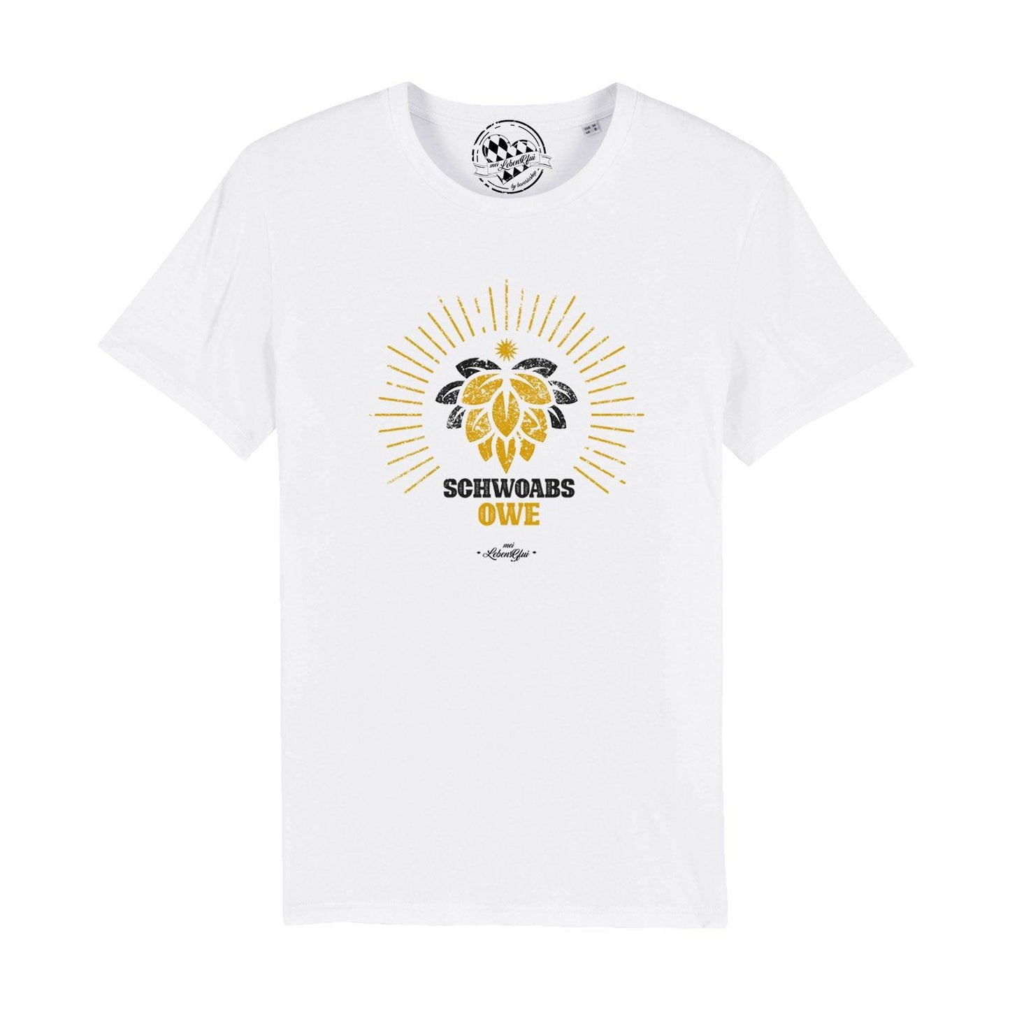 Herren T-Shirt "Schwoabs owe"