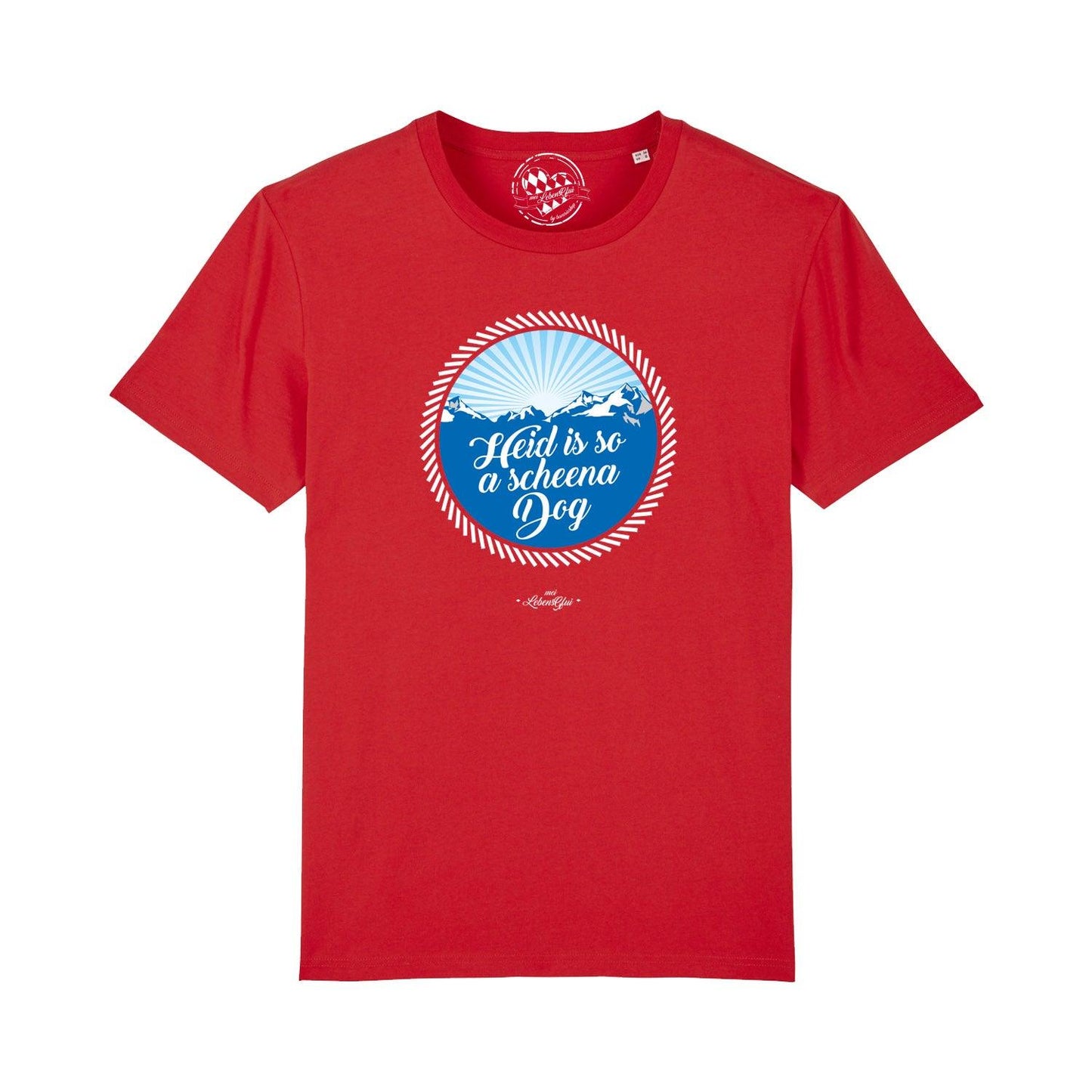 Herren T-Shirt "So a scheena Dog"