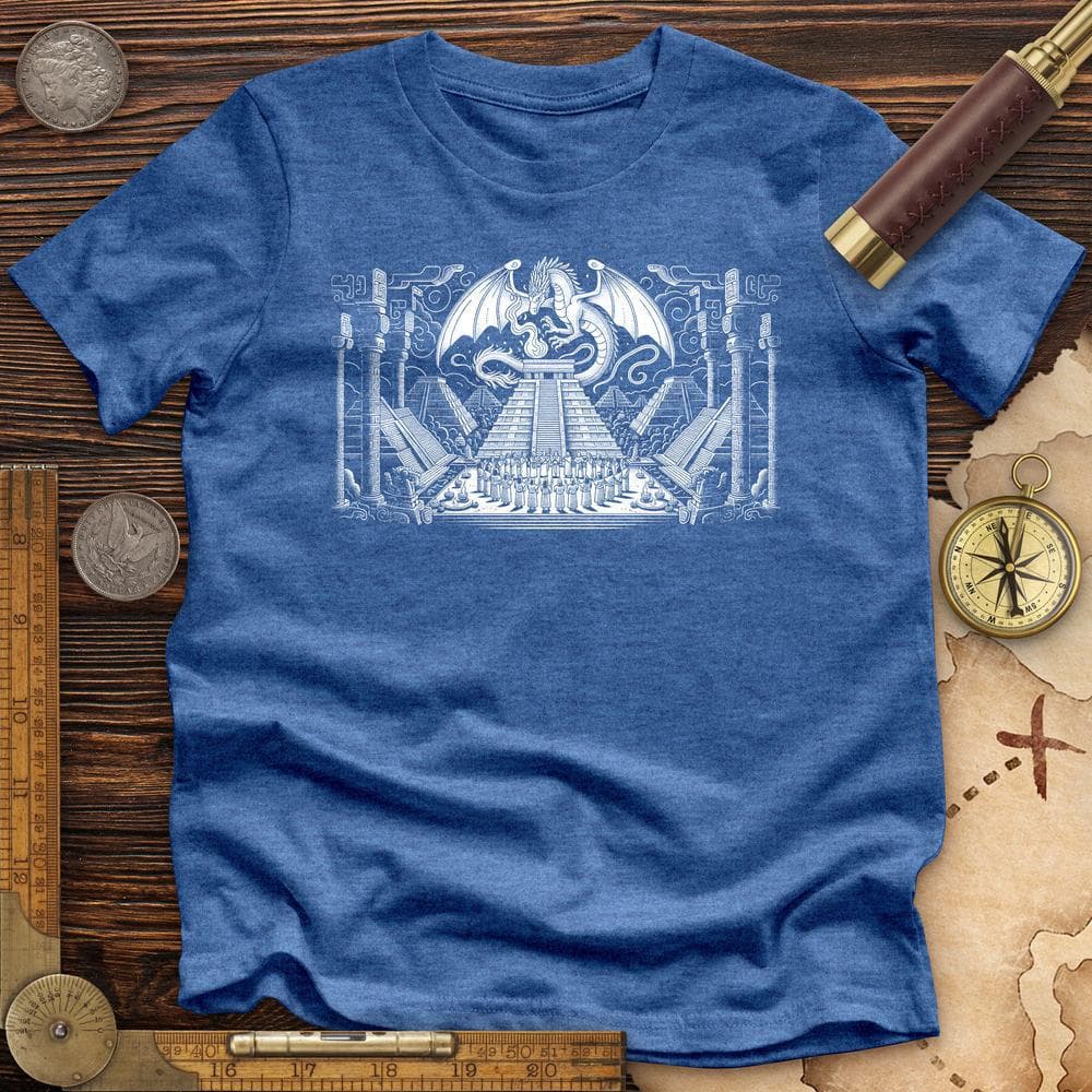 Dragon Skull Black And White Poste Premium Quality Tee