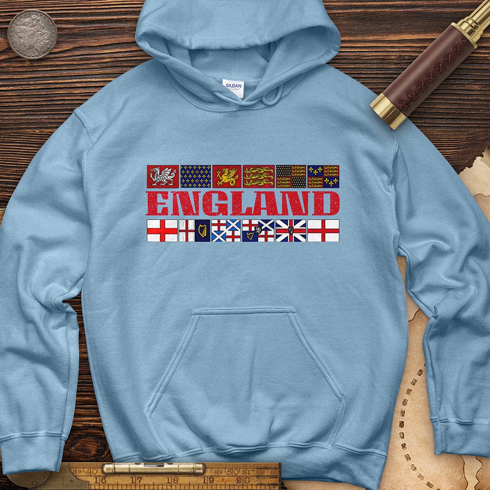 English Flags 2 Hoodie