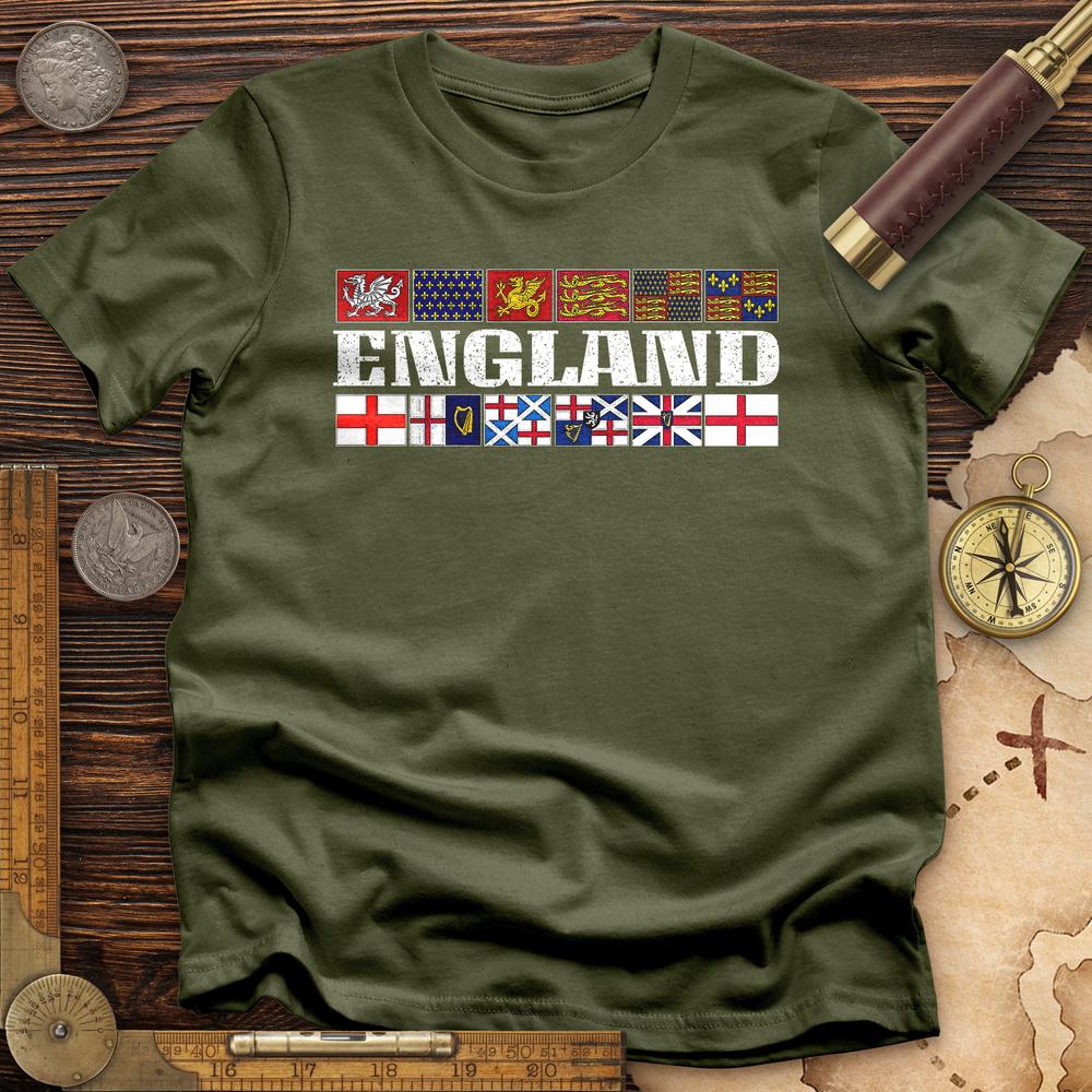 English Flags 2 T-Shirt