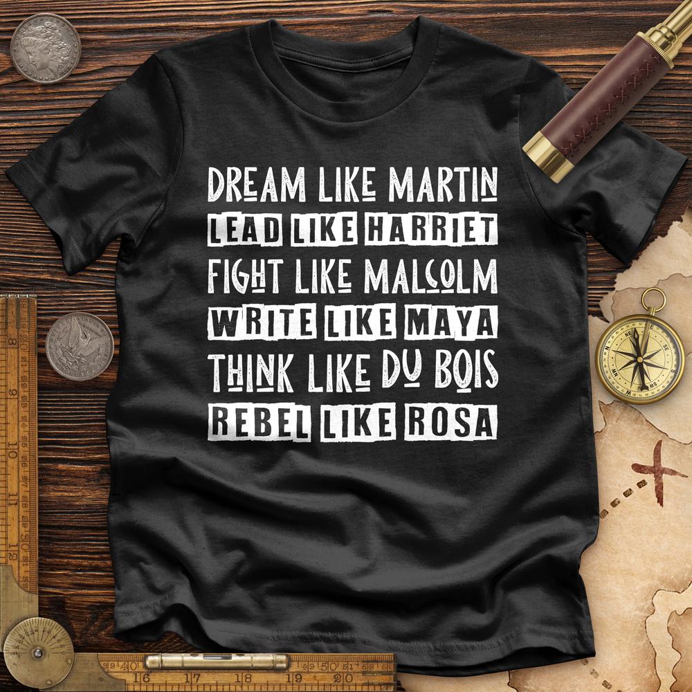 Fight Think Rebel High Quality Tee