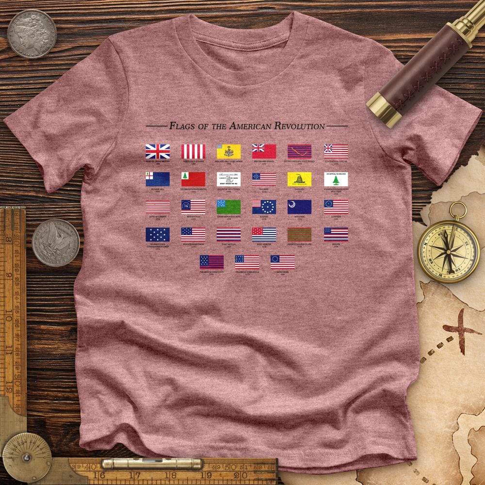 Flags Of The Revolution Premium Quality Tee
