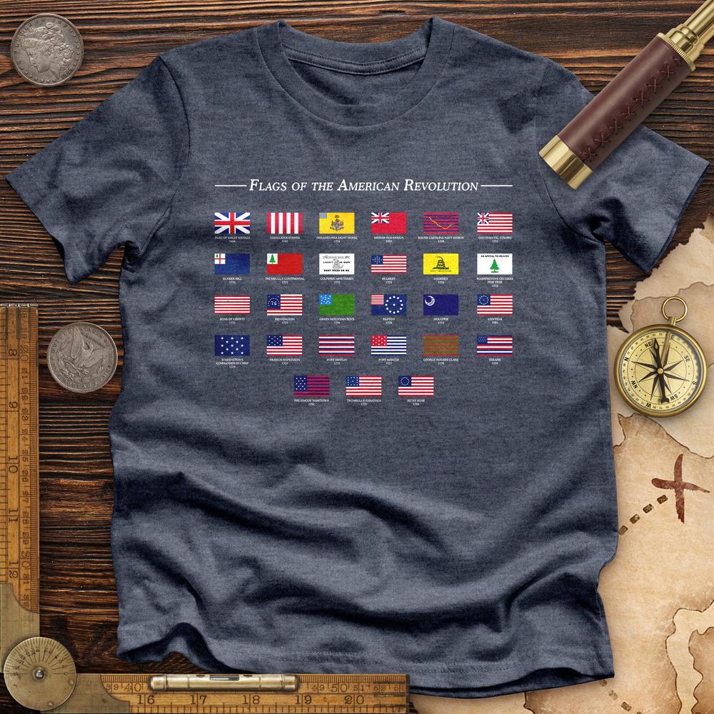 Flags Of The Revolution Premium Quality Tee