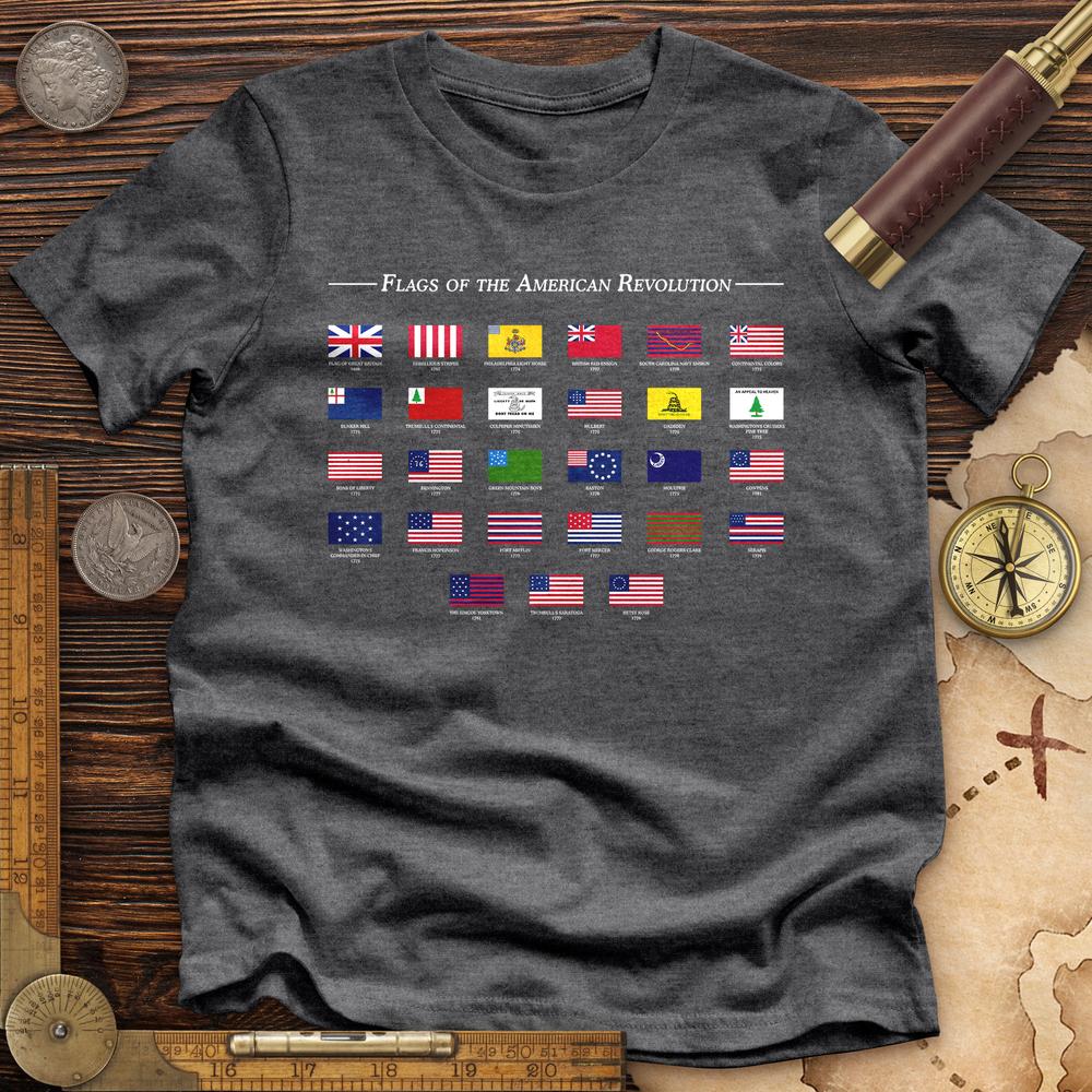 Flags Of The Revolution Premium Quality Tee
