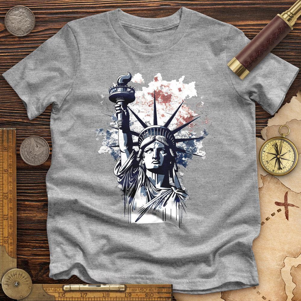 NYC Statue Of Liberty Premium Quality Tee