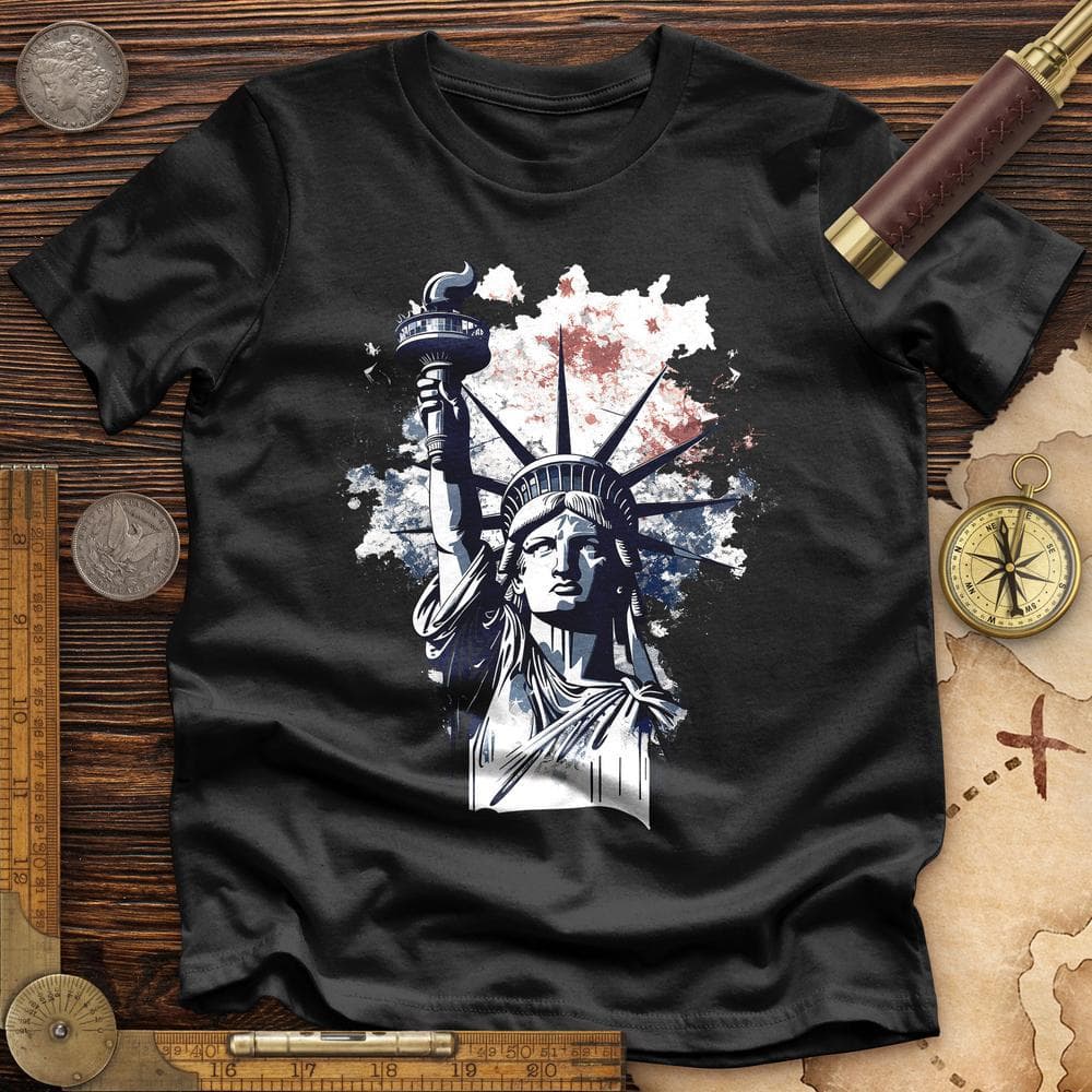 NYC Statue Of Liberty Premium Quality Tee