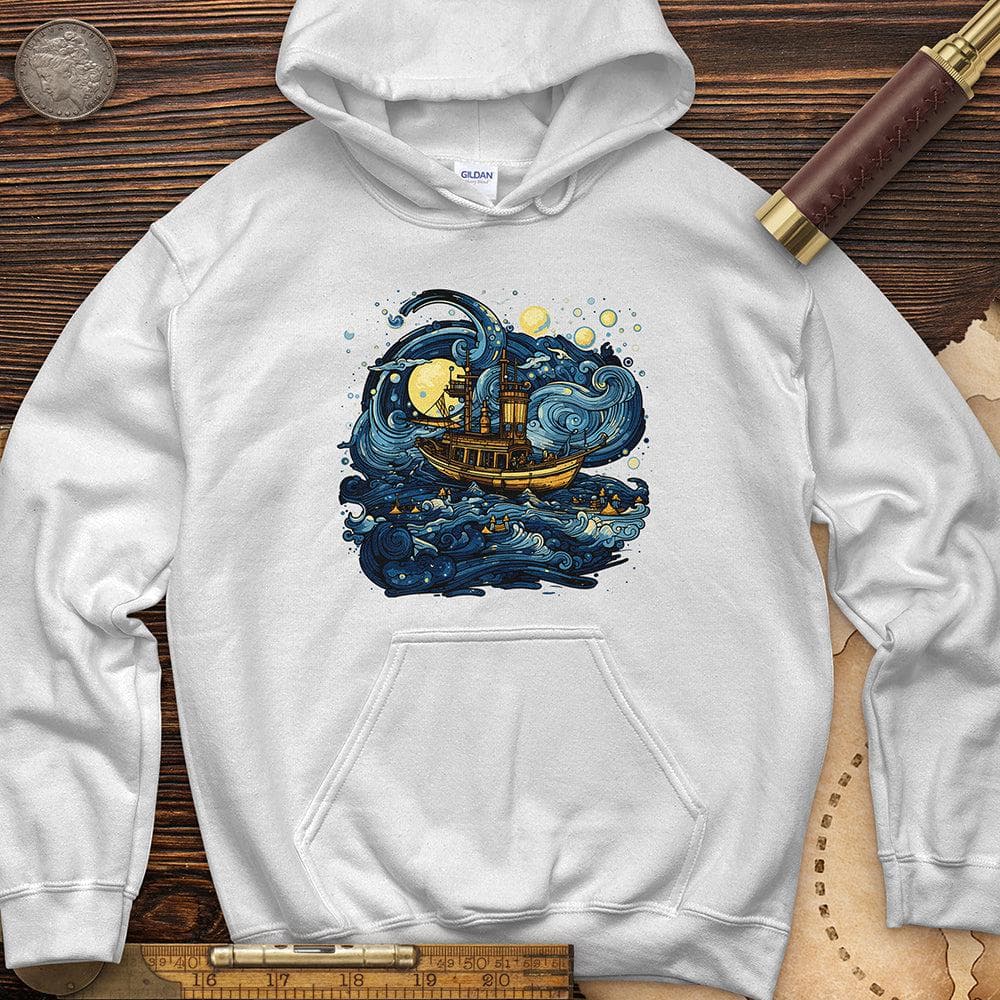 Oil Paint Ship Hoodie