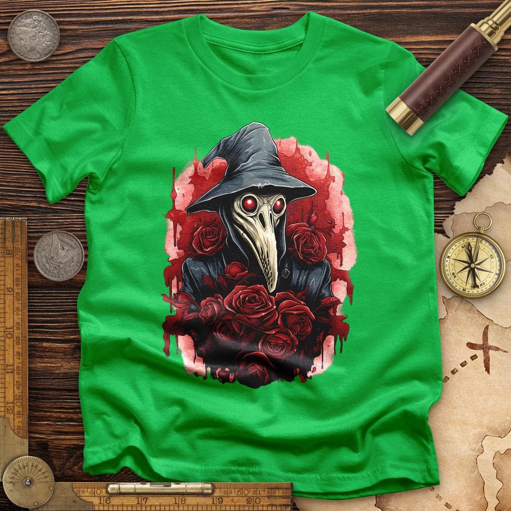 Plague Doctor Roses T-Shirt
