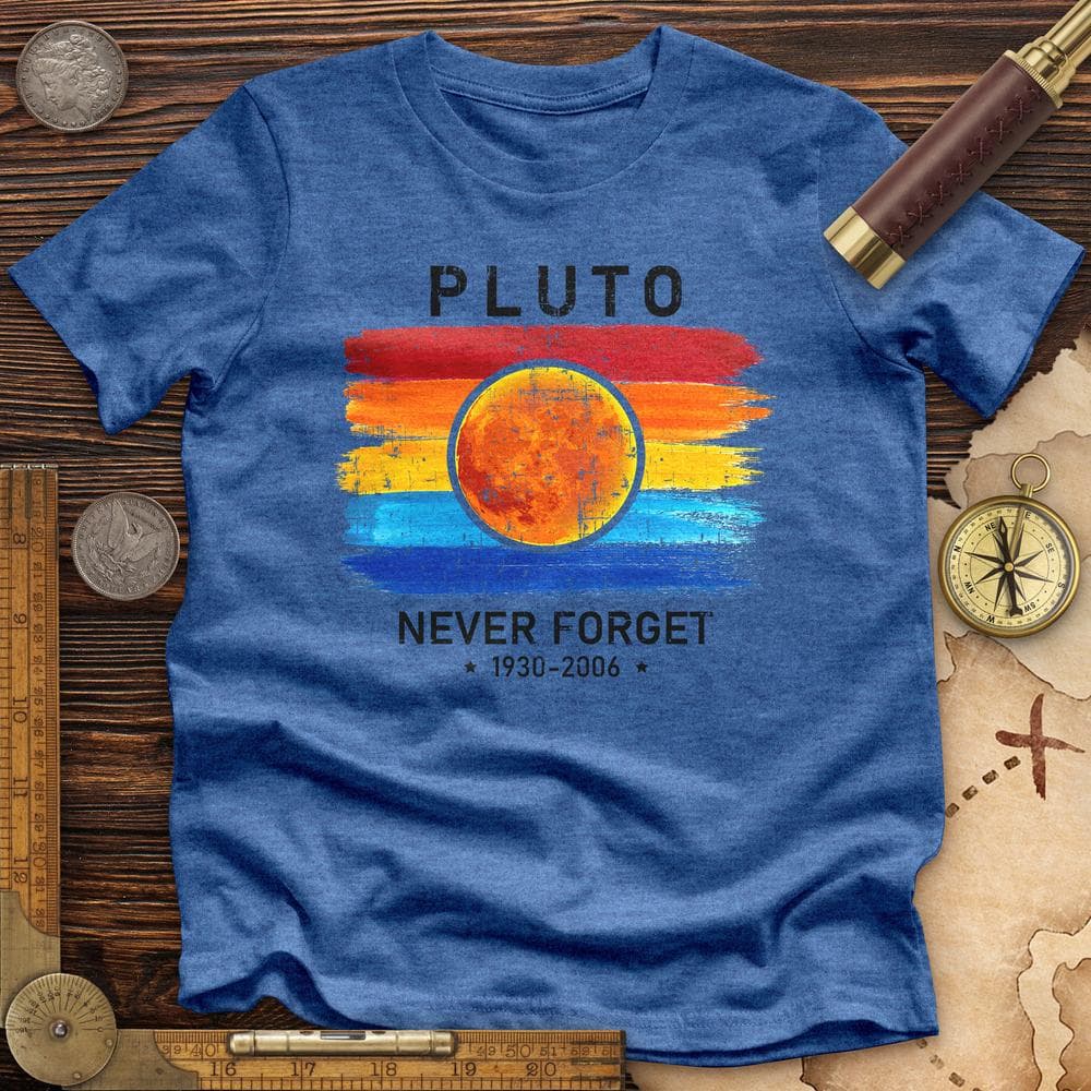 Pluto Never Forget Premium Quality Tee