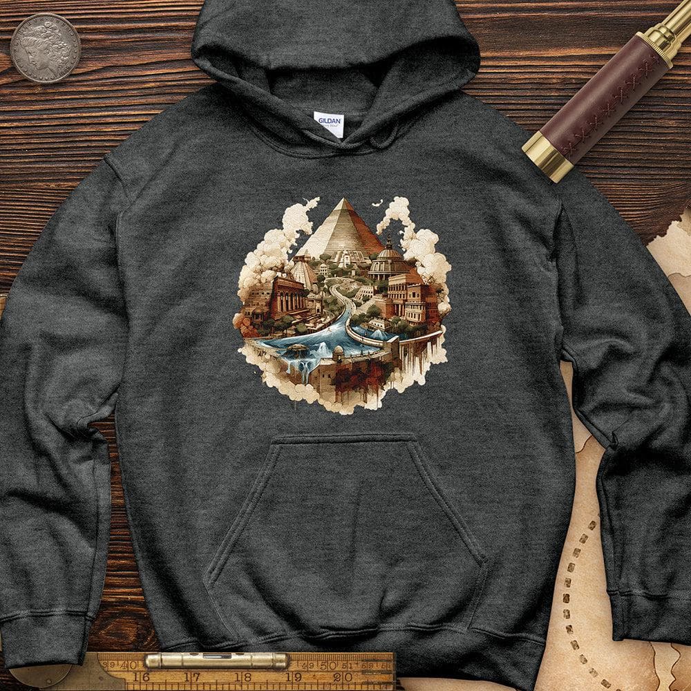 Pyramids Egypt City With River Hoodie