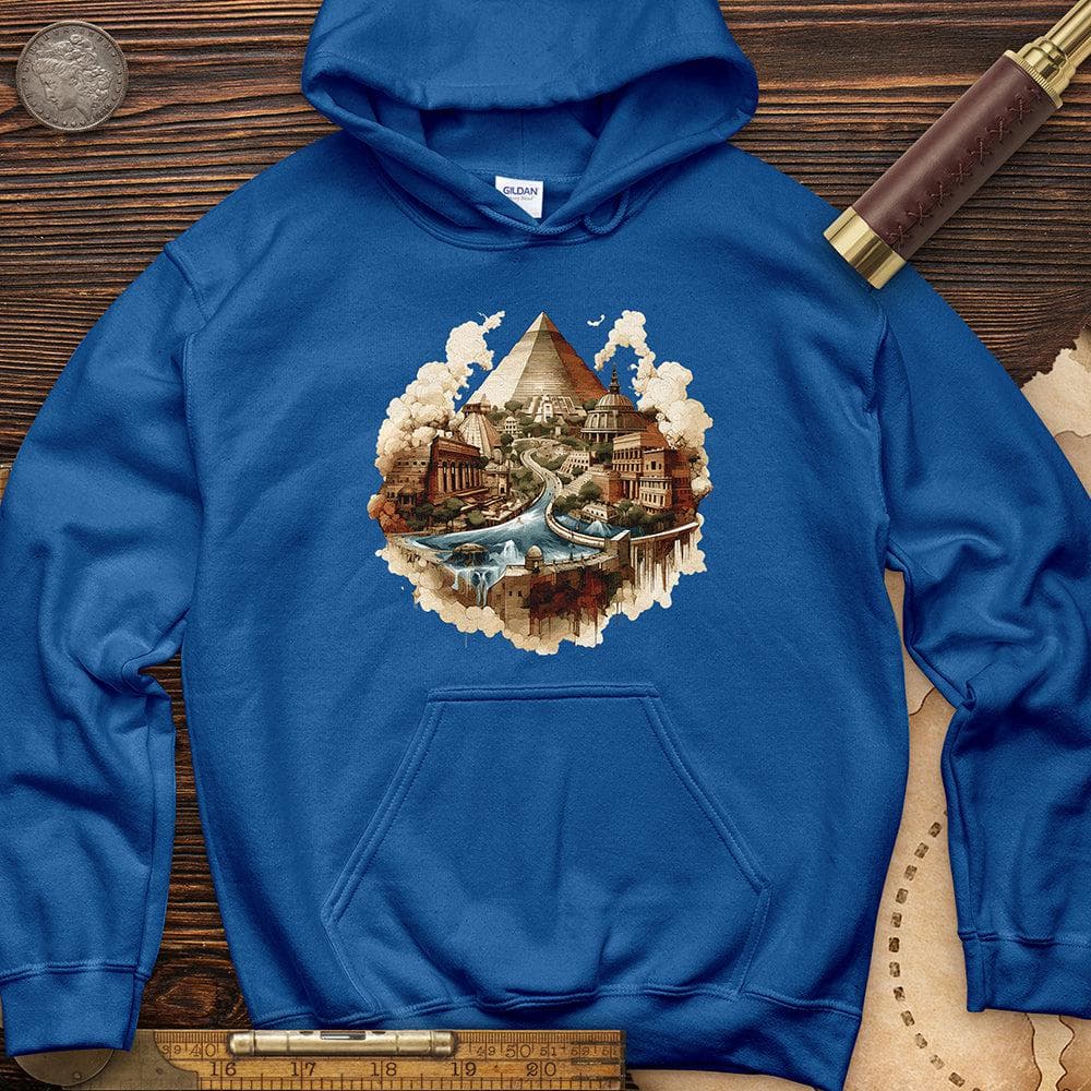 Pyramids Egypt City With River Hoodie