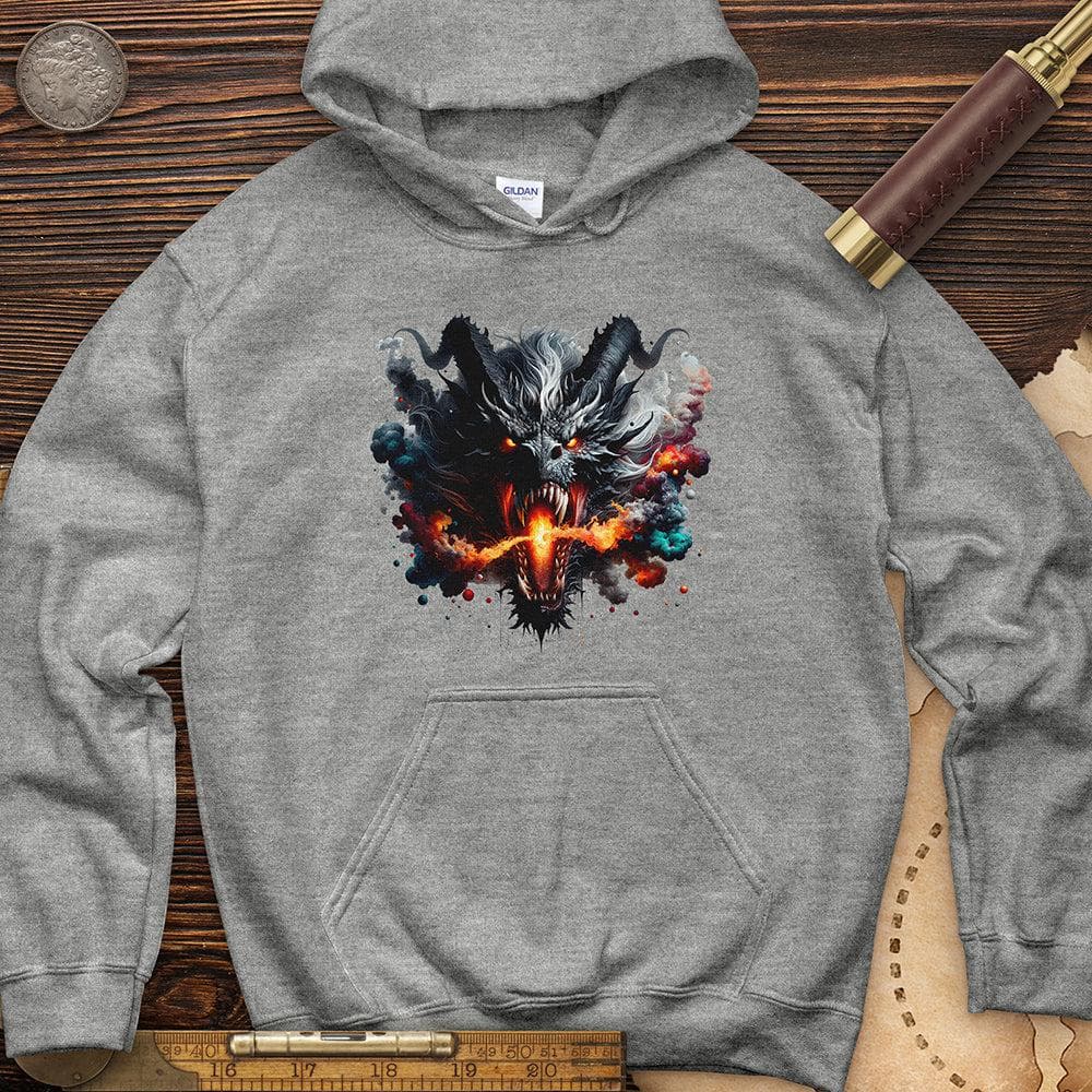 Raging Dragon In 3D Hoodie
