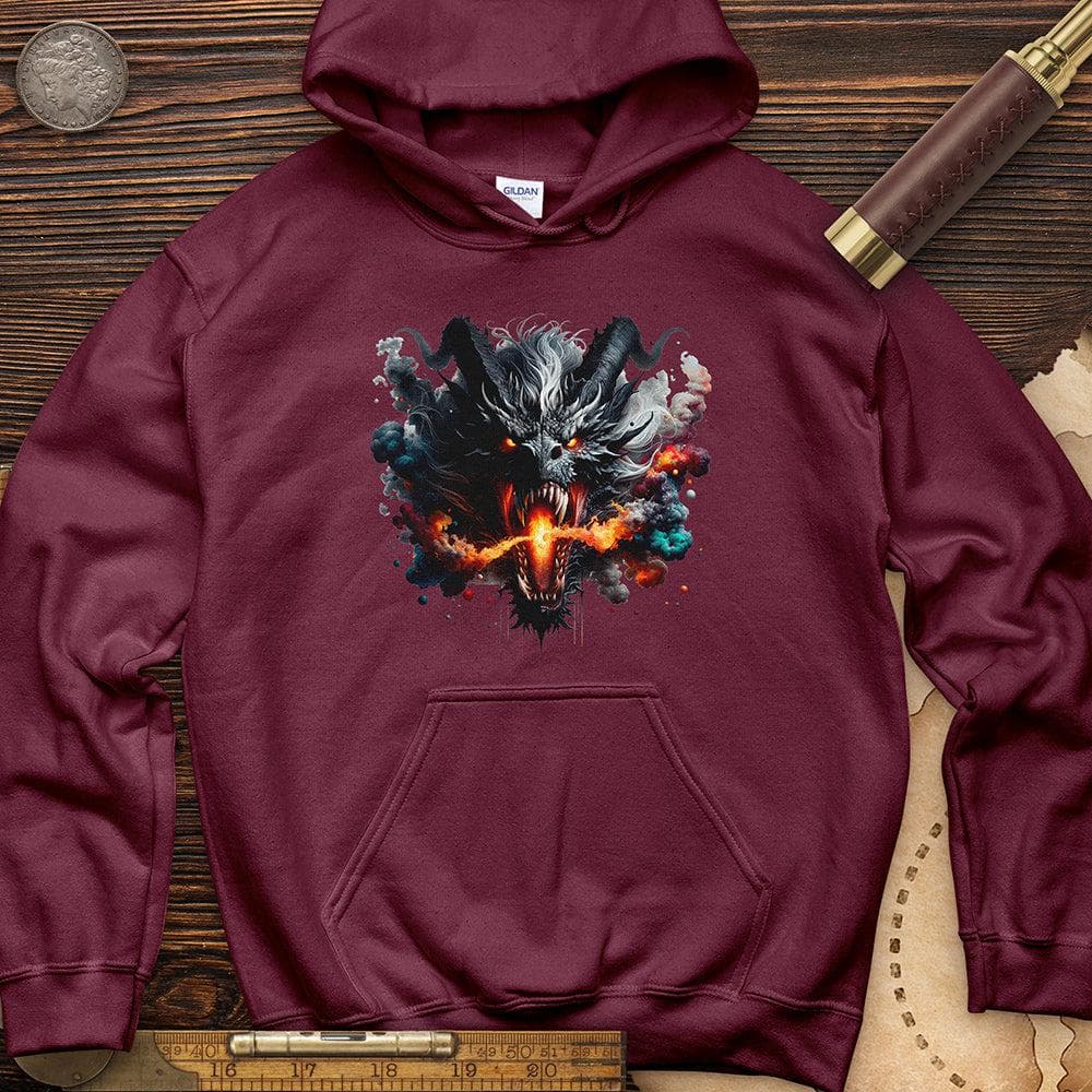 Raging Dragon In 3D Hoodie