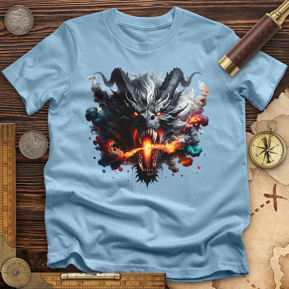 Raging Dragon In 3D T-Shirt