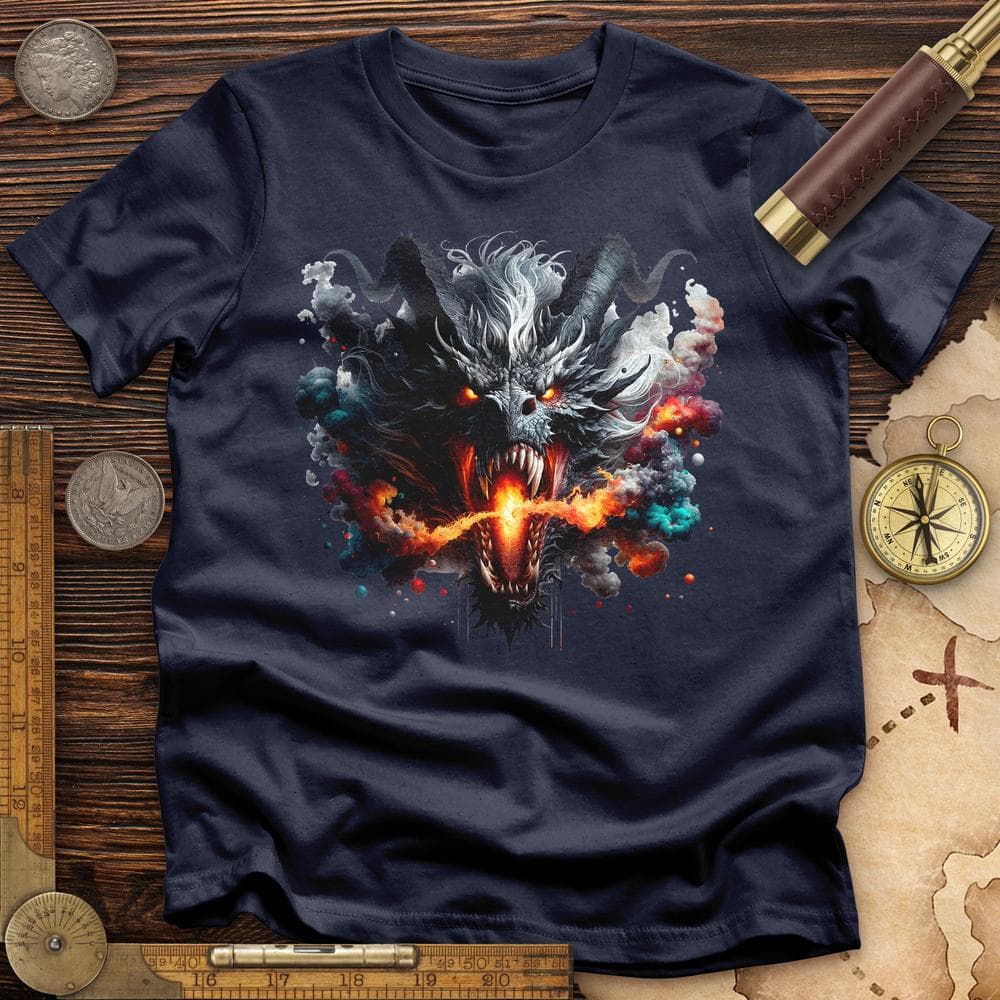 Raging Dragon In 3D T-Shirt