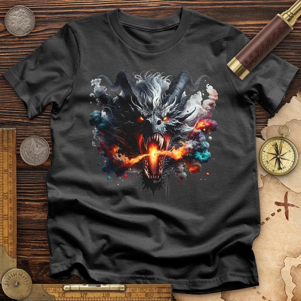 Raging Dragon In 3D T-Shirt