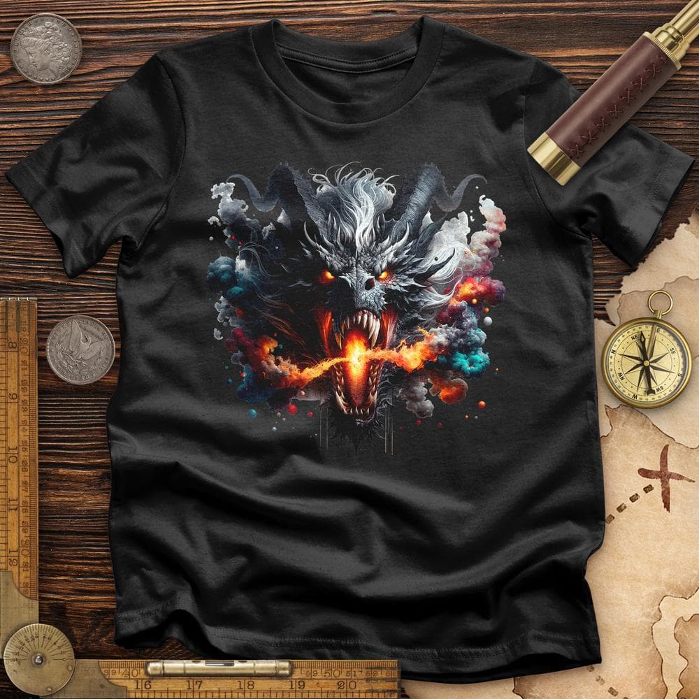 Raging Dragon In 3D T-Shirt