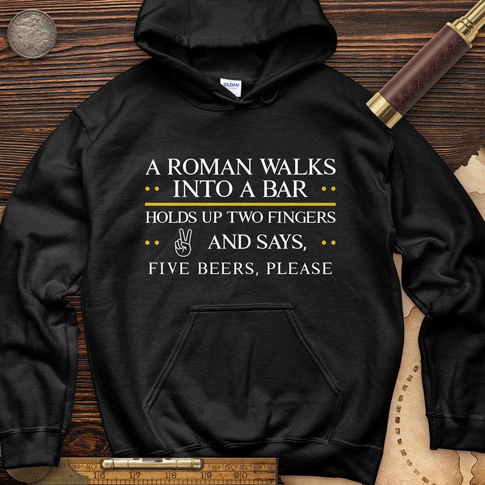 Roman Walks Into a Bar Hoodie