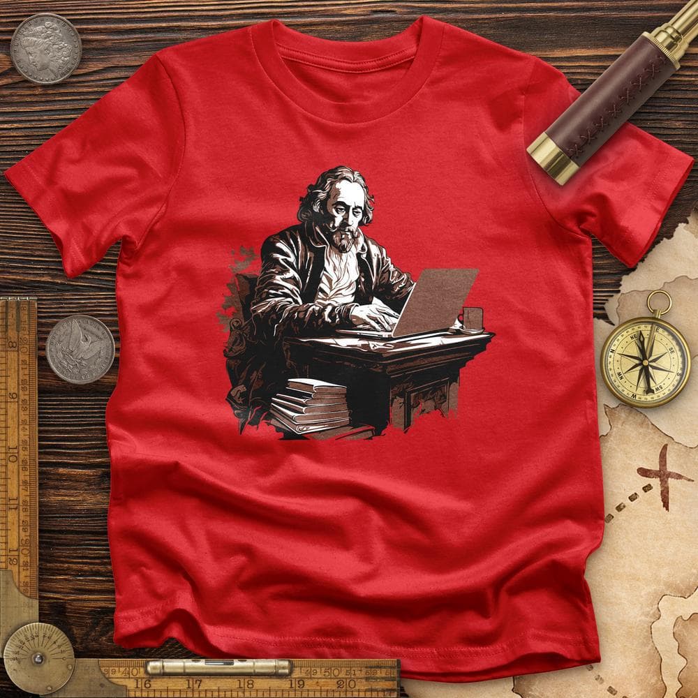 Shakespeare Laptop T-Shirt