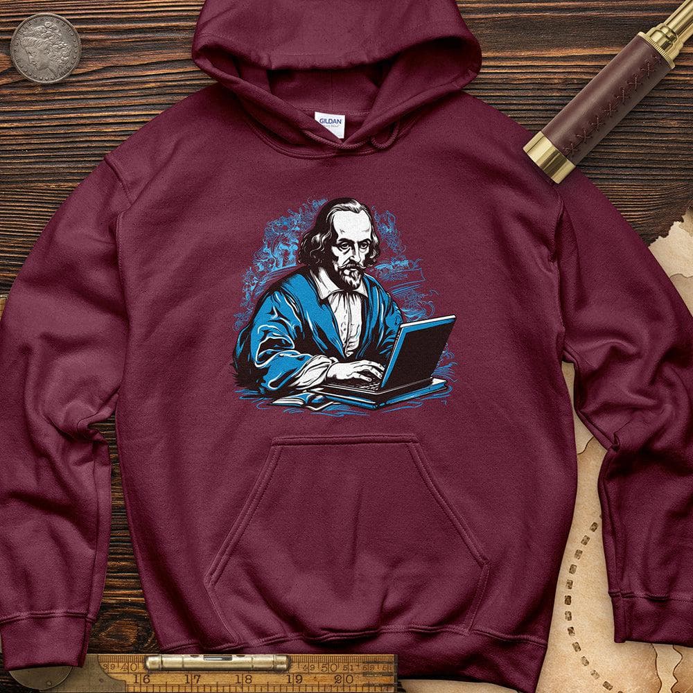 Shakespeare Typing Hoodie