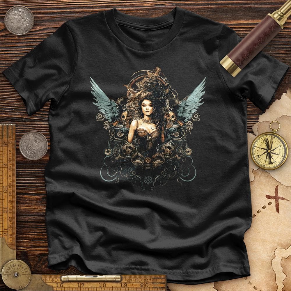 Steampunk Athena Premium Quality Tee