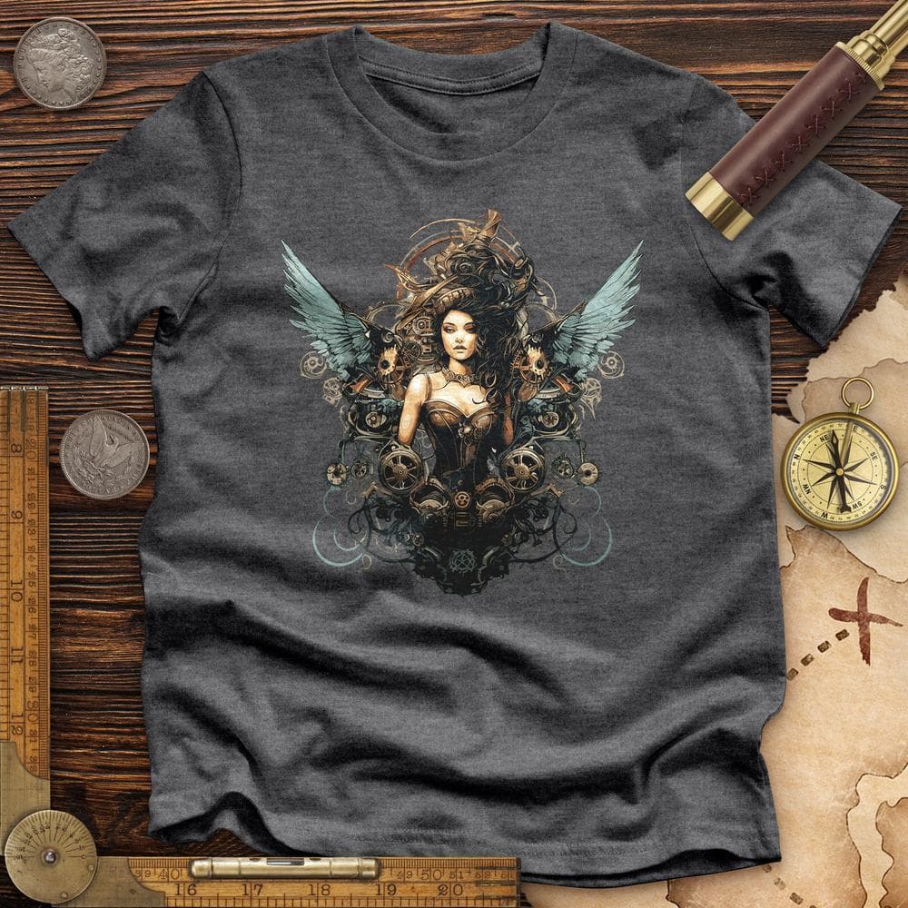 Steampunk Athena Premium Quality Tee