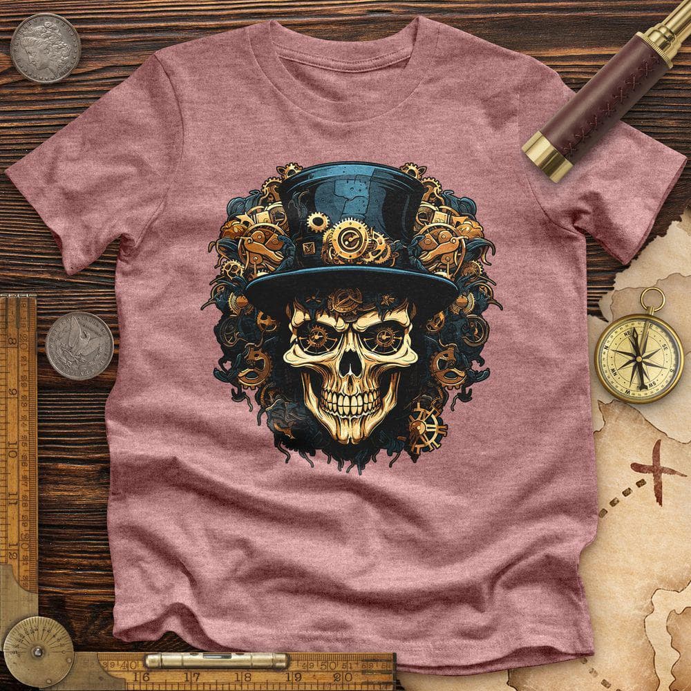 Steampunk Skull Premium Quality Tee