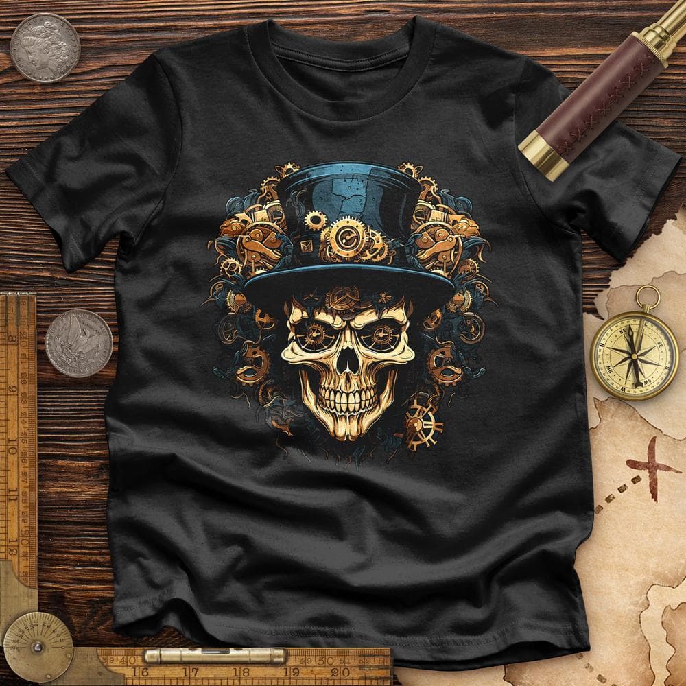 Steampunk Skull Premium Quality Tee