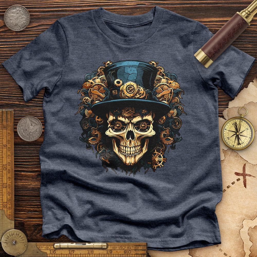 Steampunk Skull Premium Quality Tee