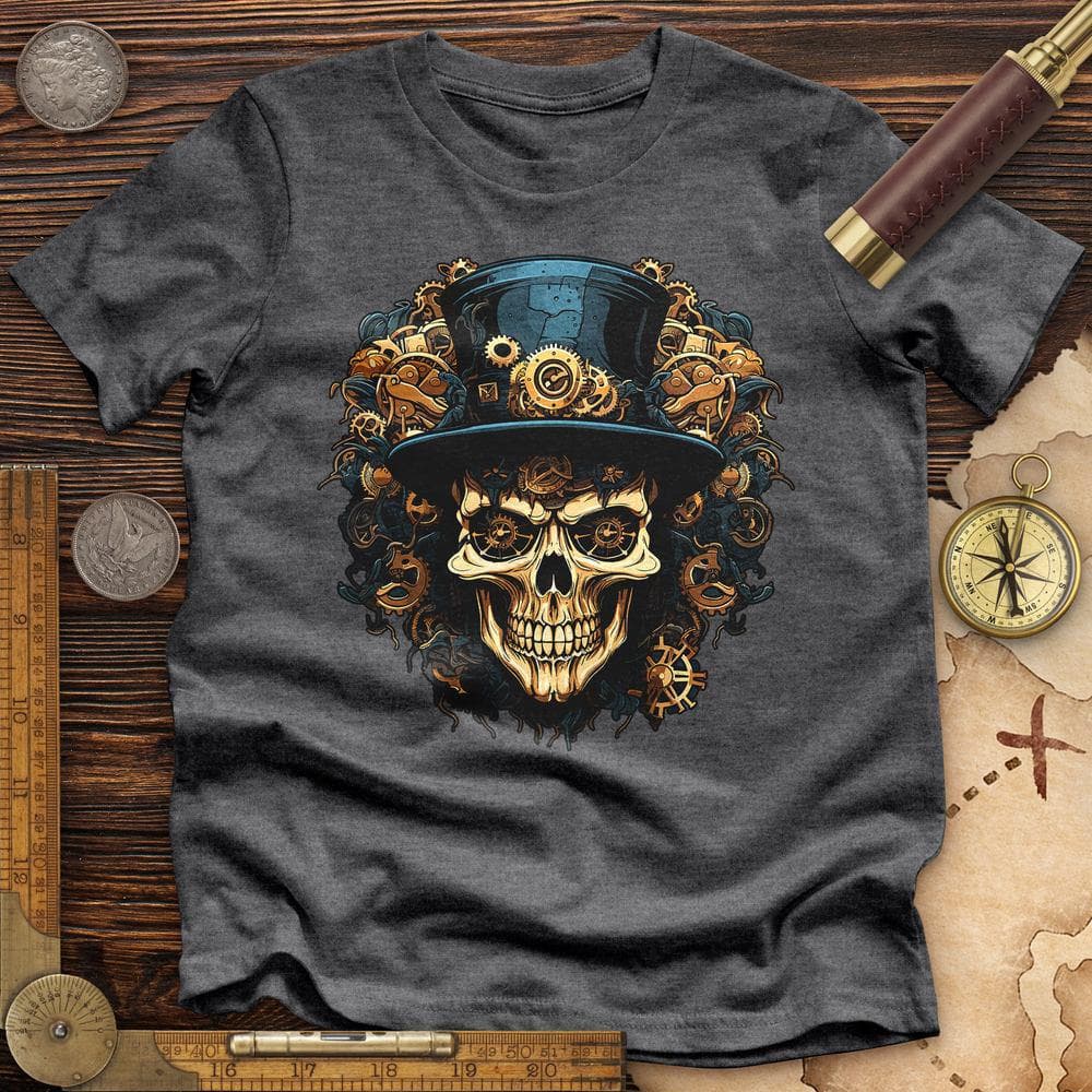 Steampunk Skull Premium Quality Tee