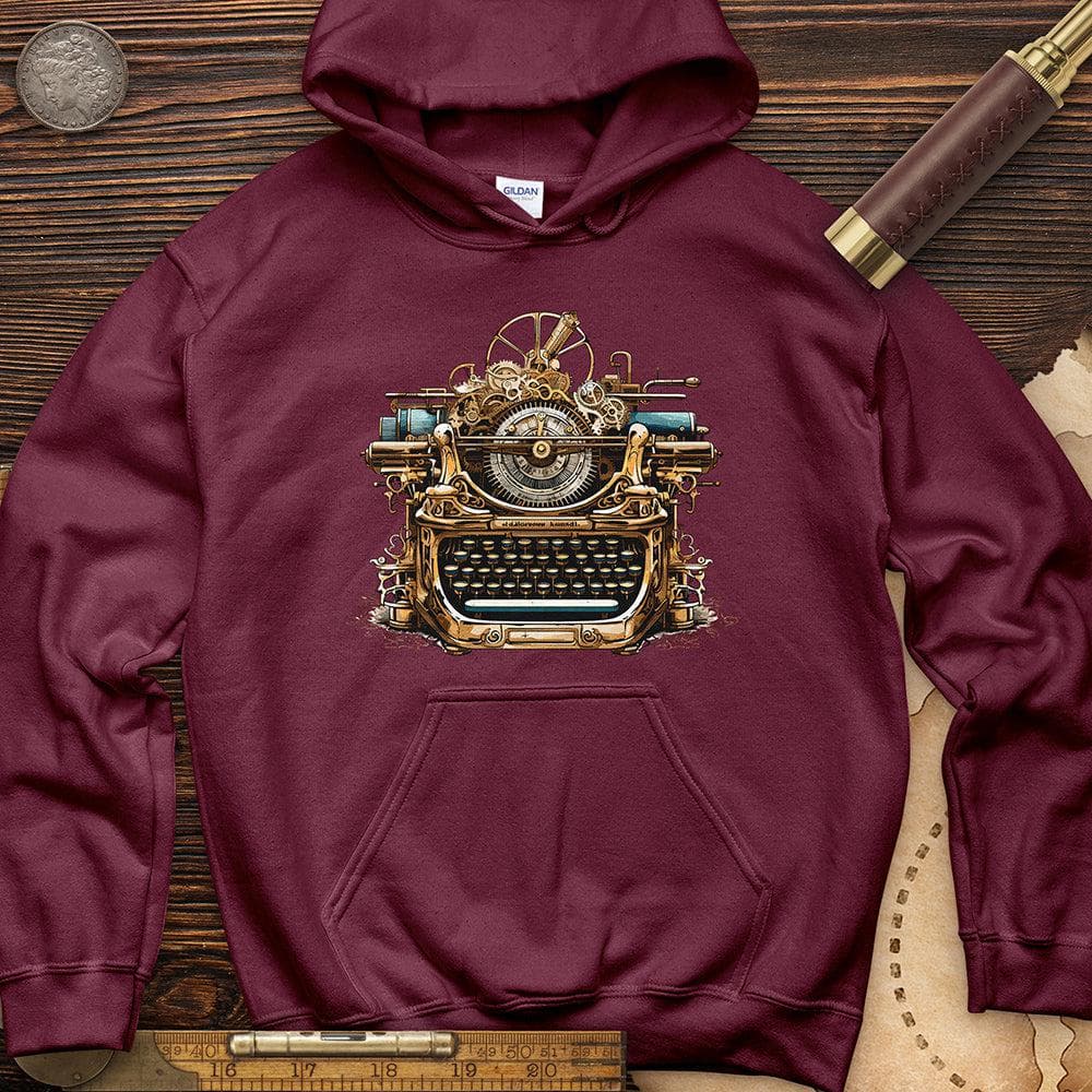 Steampunk Typewriter Hoodie
