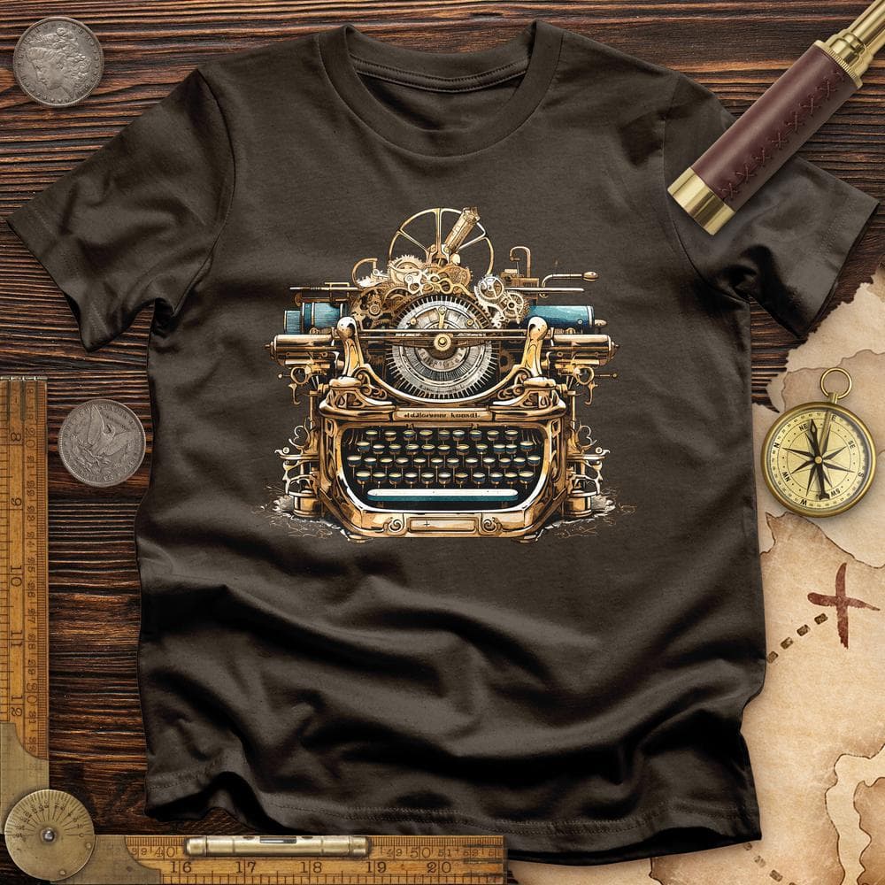 Steampunk Typewriter T-Shirt