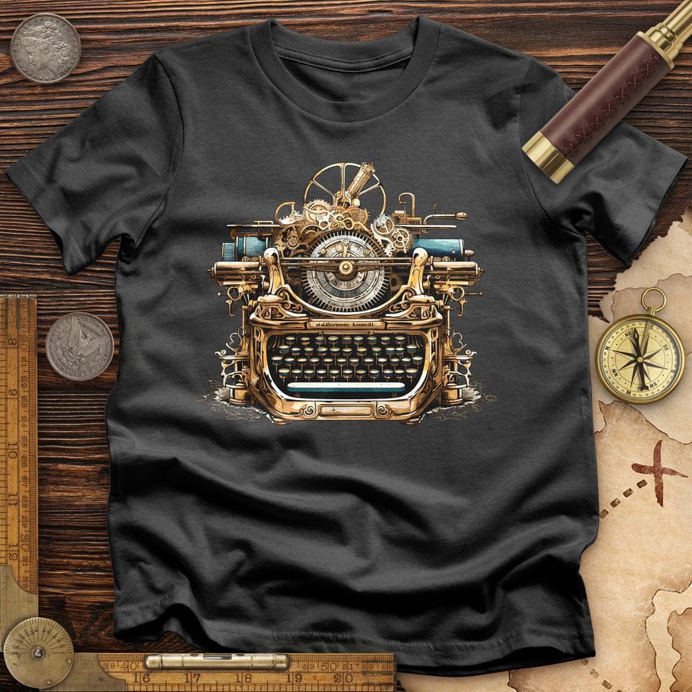 Steampunk Typewriter T-Shirt
