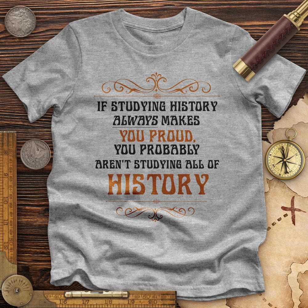 Studying History Premium Quality Tee
