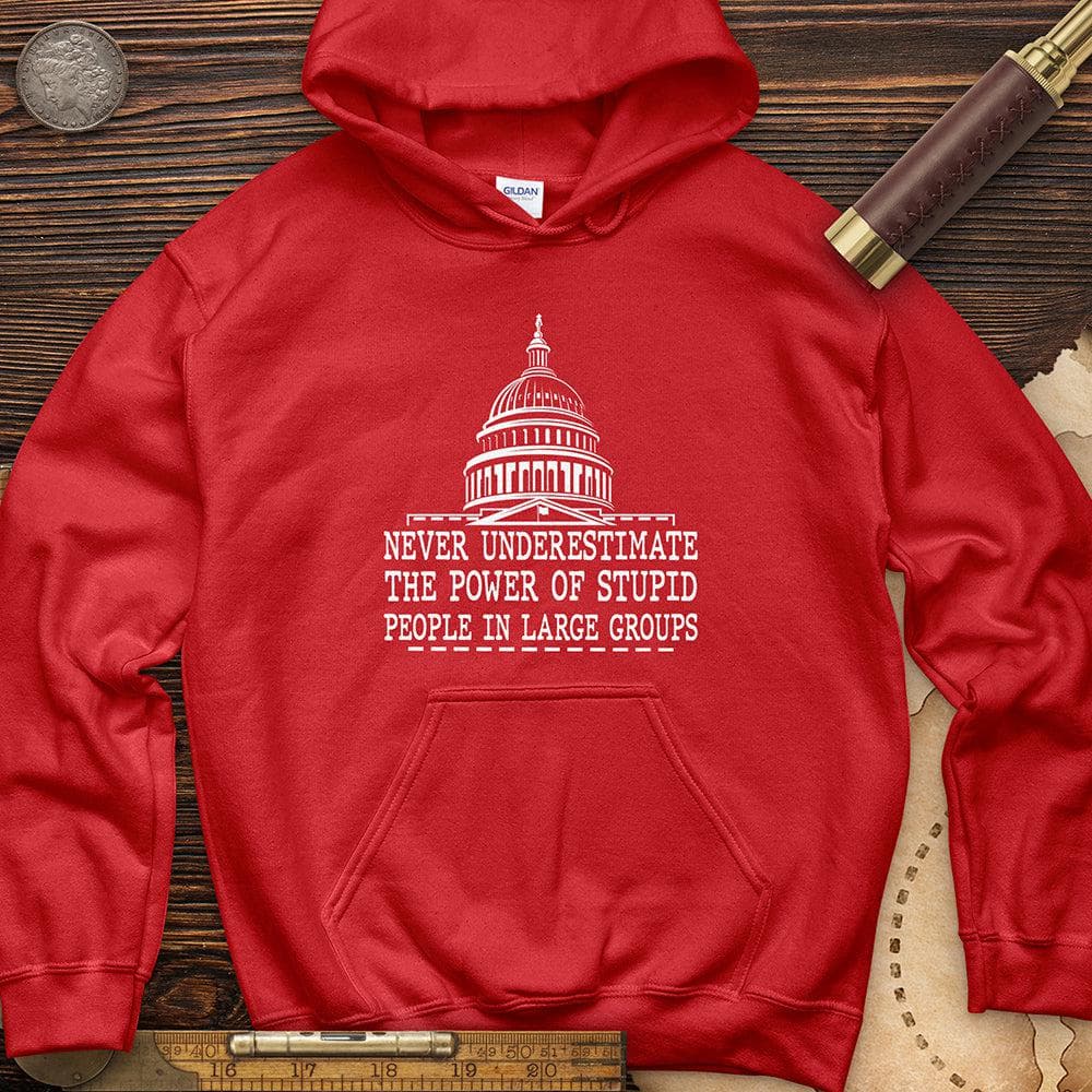 Stupid People In Large Groups Hoodie