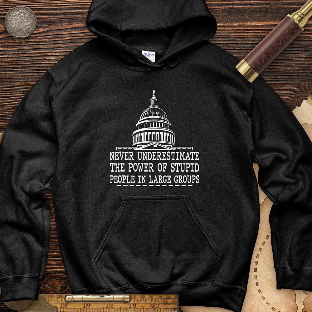 Stupid People In Large Groups Hoodie