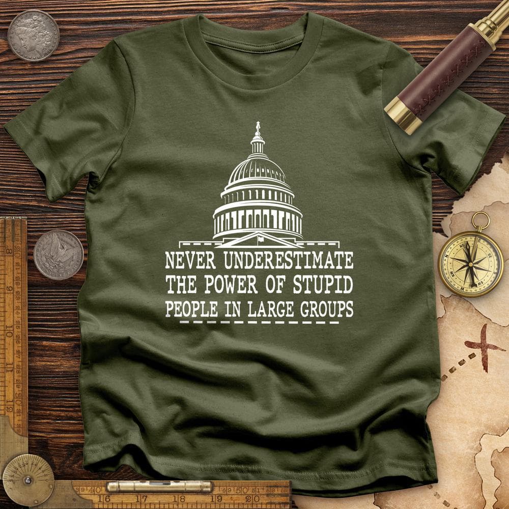 Stupid People In Large Groups T-Shirt